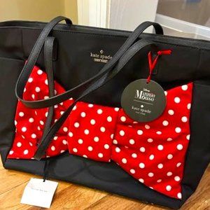 NWT Minnie Mouse Kate Spade Diaper Bag